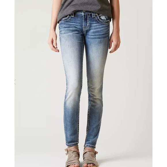 Miss Me Standard Skinny Stretch Jeans NWT Size 25 - Picture 1 of 12